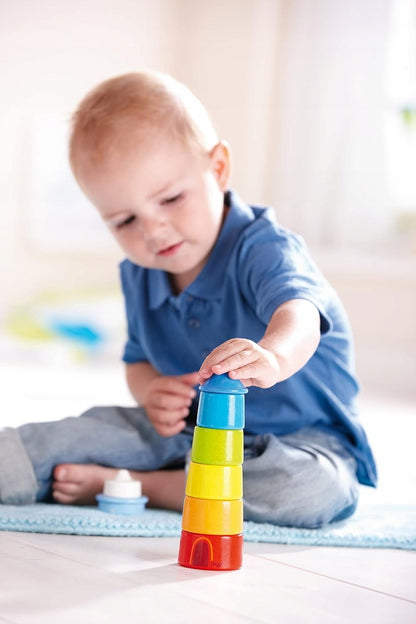 HABA houten blokken vuurtoren 7 stuks 21 cm
