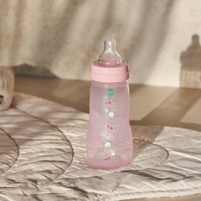 MAM Easy Active Flaschenset 2 × 330 ml ab 6 Monaten, Sauger Größe 4, sehr schnell
