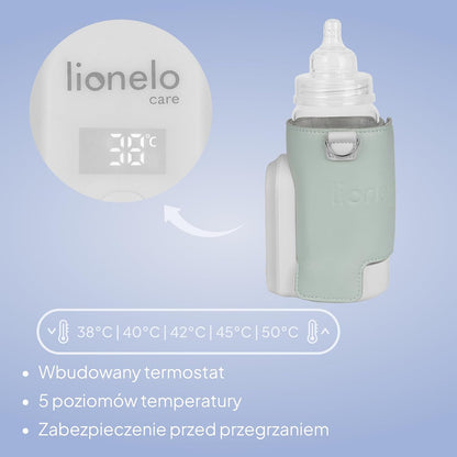 Încălzitor portabil pentru biberoane LIONELO Thermup Go Evo