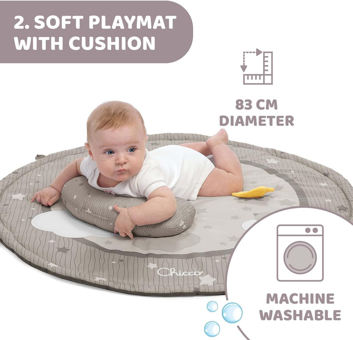CHICCO 3-in-1 educational mat with projector