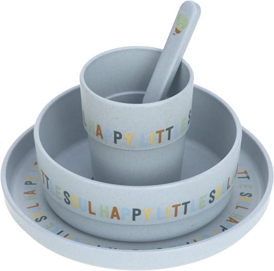 LASSIG ensemble de vaisselle sans mélamine Happy Fruits Lemon