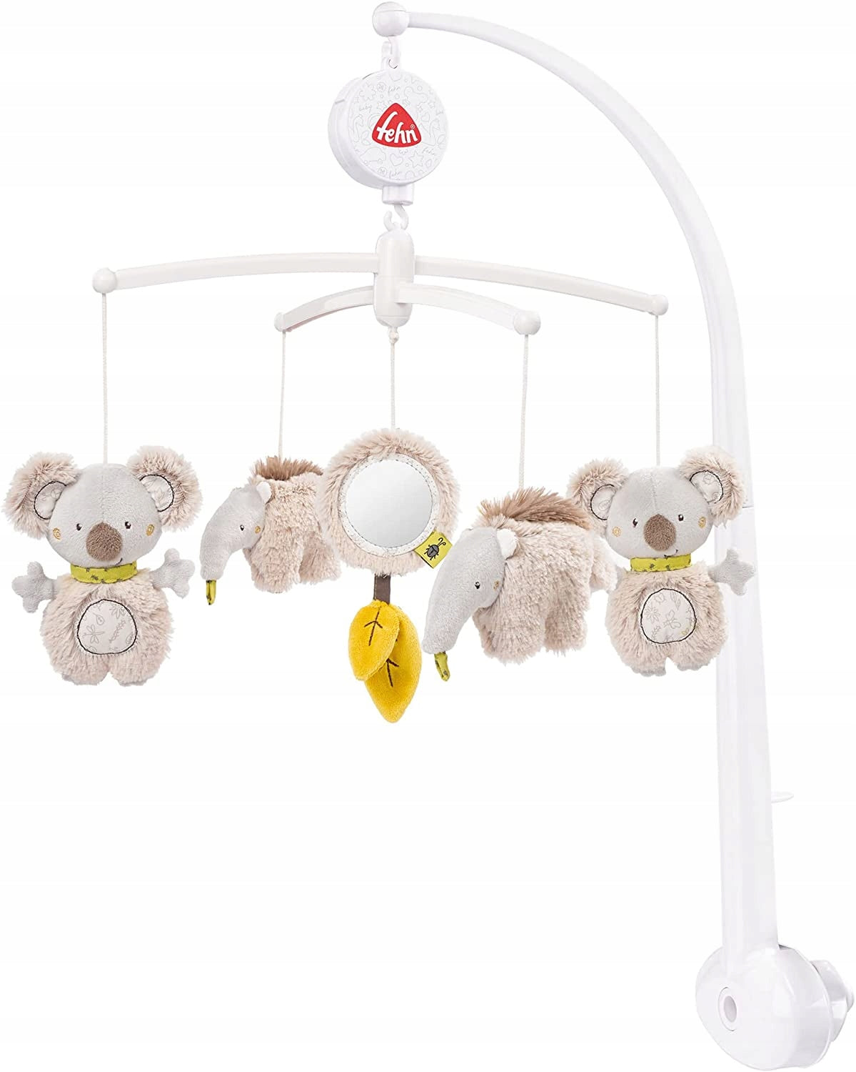 FEHN Australia KARUZELA do łóżeczka z koalami, muzyczna, 0-5 m, wielokolorowa, 65 cm