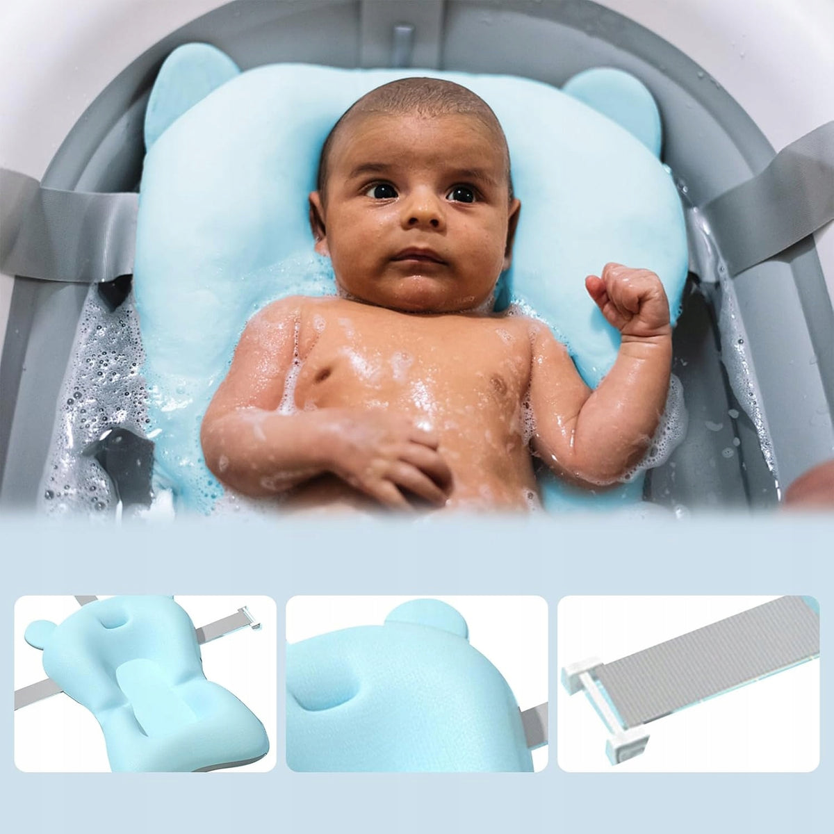 WANNEINSATZ Baby Badesitz Kissen 0-12 Monate