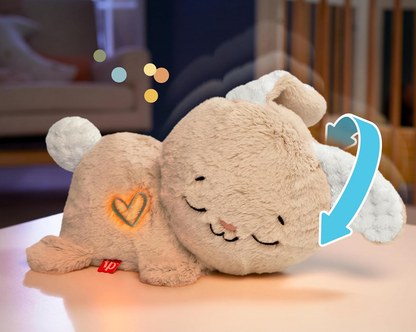 FISHER-PRICE slapende KONIJN met bewegend hoofd, geluiden en licht