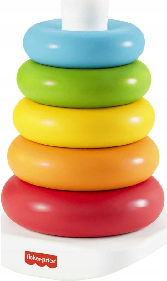 FISHER-PRICE Rock-a-Stack πυραμίδα 5 κρίκων 21 εκ.