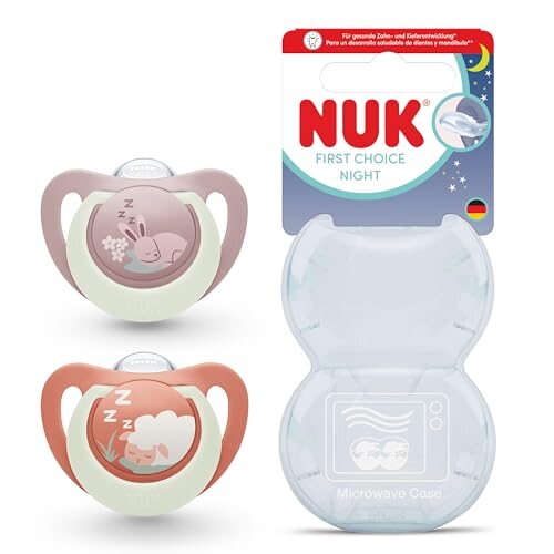 NUK First Choice Night cumikok 6-18m nyúl és juh 2 db