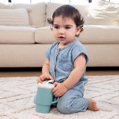 INFANTINO My 1st Tumbler siliconen anti-lek beker met tuit 266 ml 6 m+