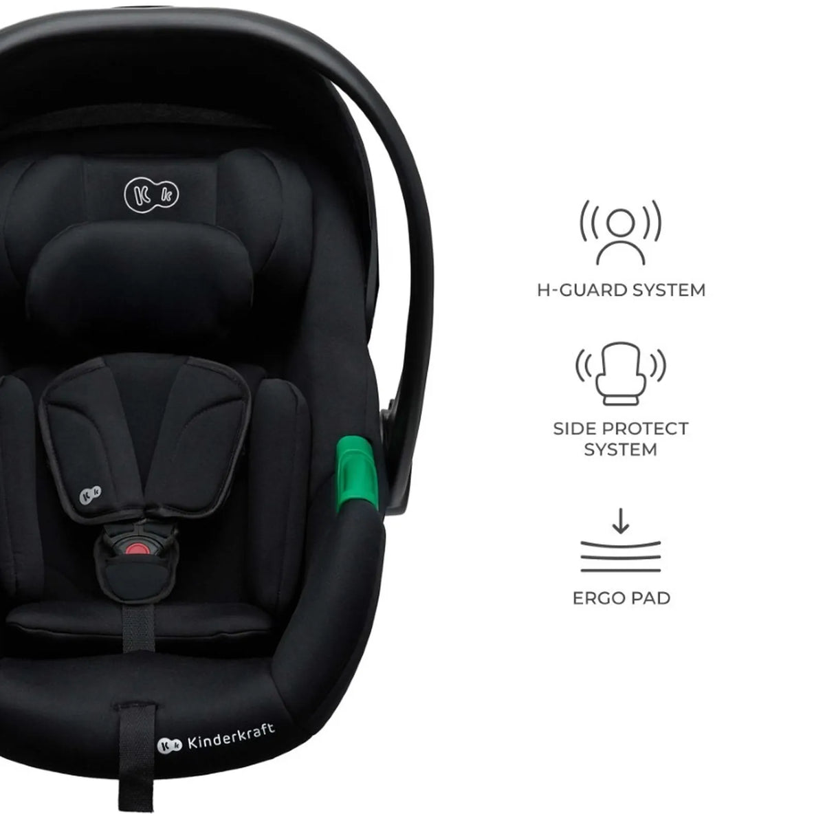 KINDERKRAFT PRIME2 PRO 3-in-1 multifunctionele kinderwagen tot 22kg + autostoeltje MINK PRO