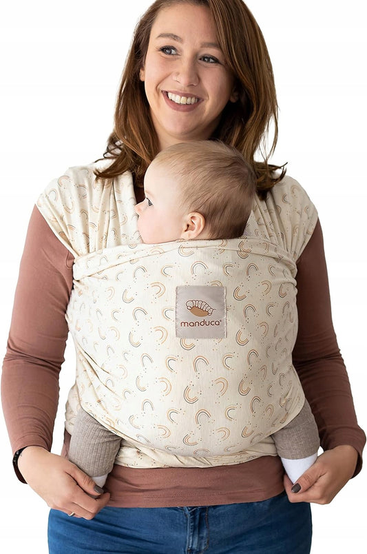 MANDUCA SLING fular portabebés ajustable de algodón para bebés