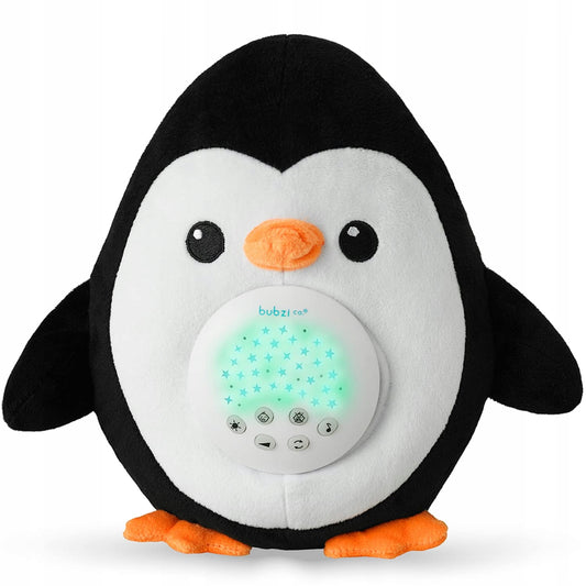 BUBZI knuffel, sterrenprojector, 20 geluiden PINGUÏN 20 cm