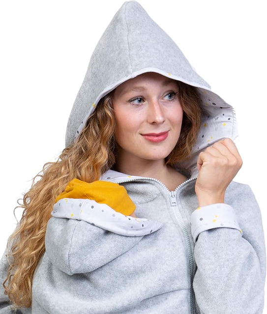 VIVA LA MAMA Φούτερ fleece για τη μαμά και το μωρό για μάρσιπο XL