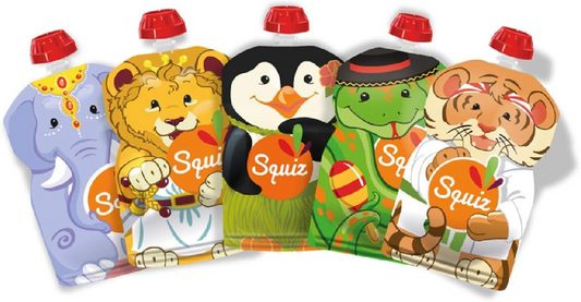 SQUIZ bolsas reutilizables para puré x5