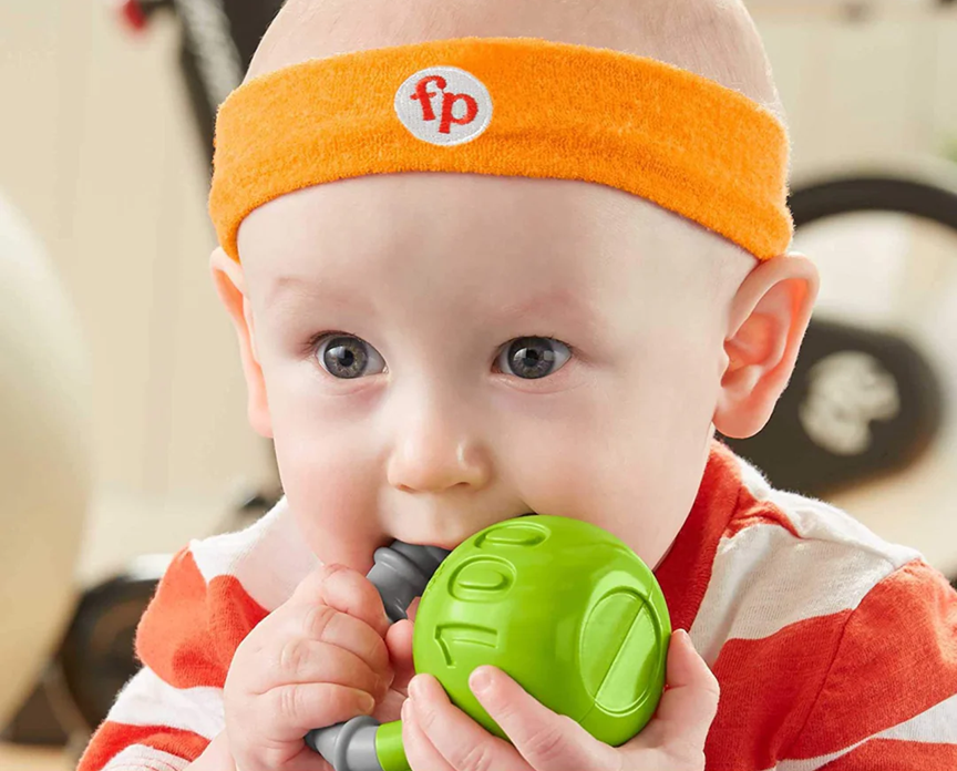 FISHER-PRICE Baby Biceps set halters, shaker, armband