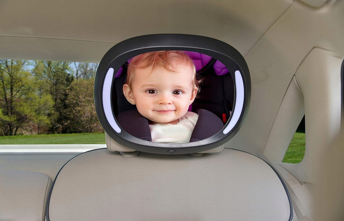 ALTABEBE LuxuryBaby-watching mirror with light and remote controlage 0 +colour blackoverall dimensions 28.5 x
