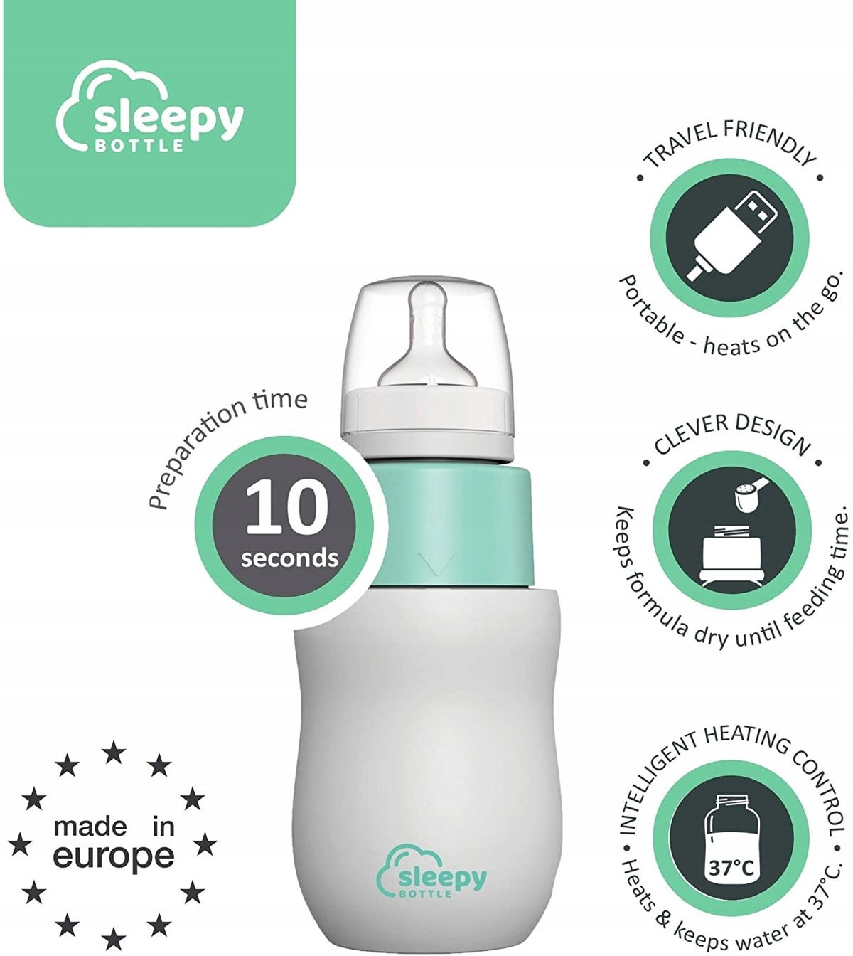 SLEEPY BOTTLE zestaw startowy podgrzewacz z butel1 – zdjęcie produktu 5