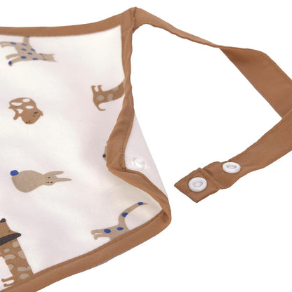 LASSIG cotton bib with Velcro fastening
