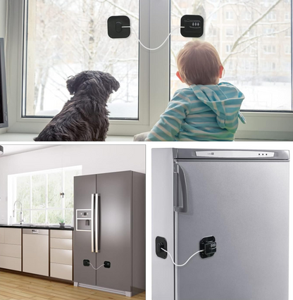 CHILD SAFETY LOCK beveiliging met cijfercode voor kasten en laden 2 stuks