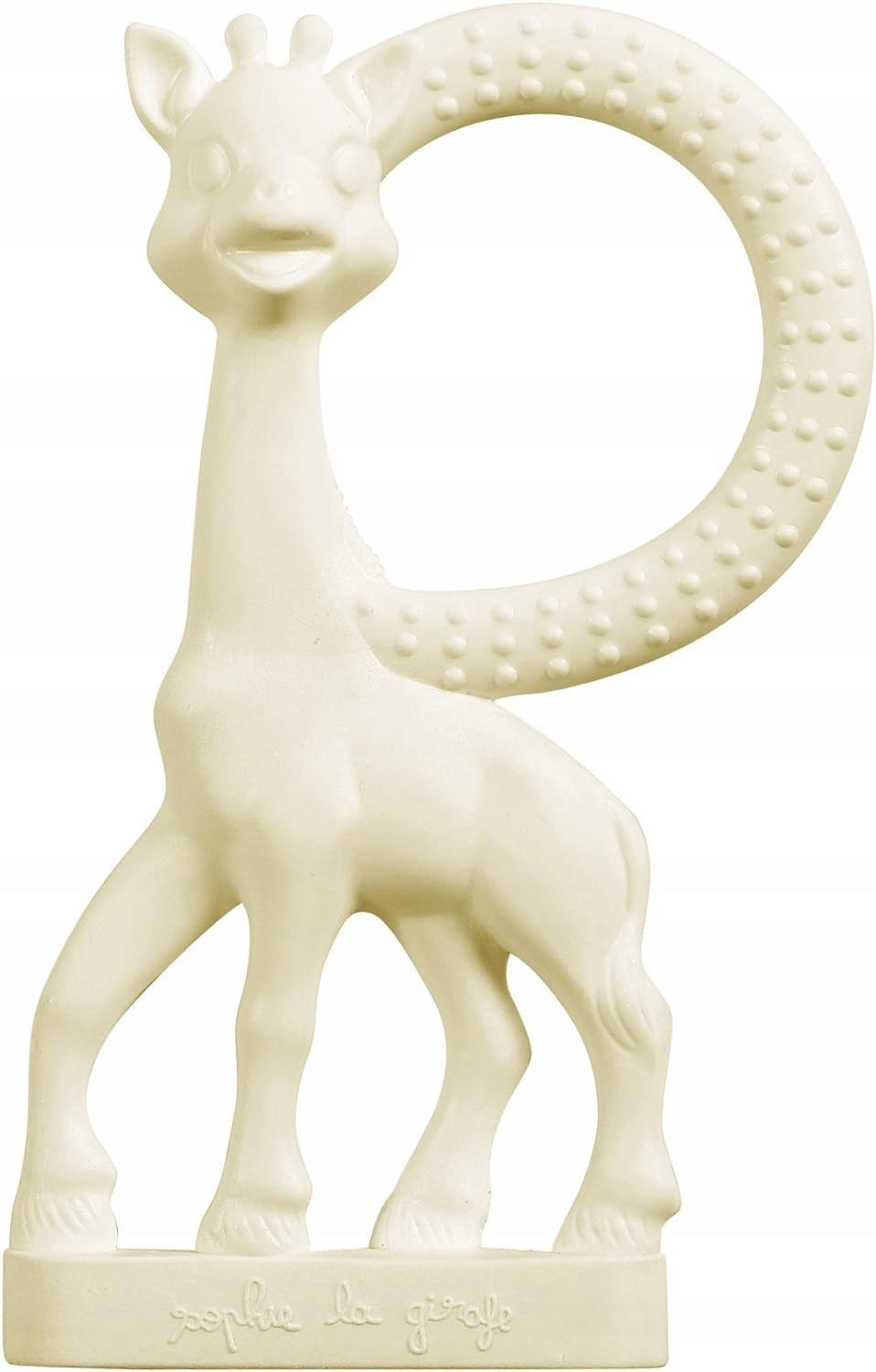 GIRAFFE SOPHIE natuurlijke bijtring set SO PURE 18CM + kleiner