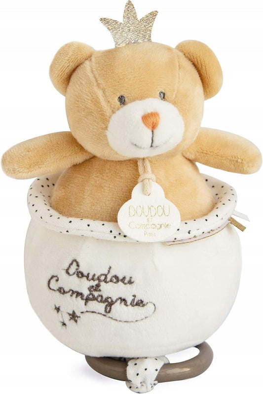 DOUDOU et COMPAGNIE knuffelbeer Koning Beer 20 cm