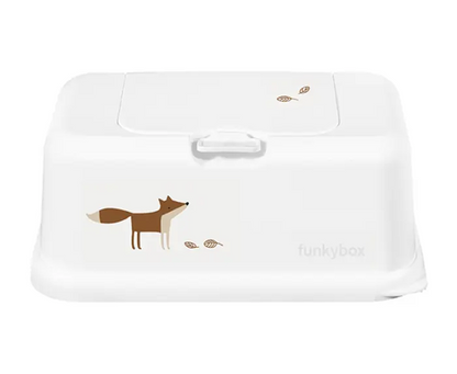 FUNKYBOX vochtige doekjes container met openend deksel 12,5 x 22 x 8,5 cm