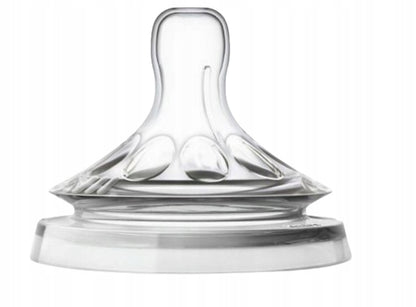 PHILIPS AVENT Natural smoczki 3m+ x2 ZMIENNY PRZEPŁYW, smoczek Natural ze zmiennym przepływem, BPA free