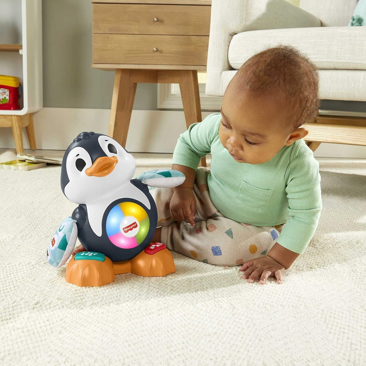 FISHER-PRICE HCJ59 interactieve PINGUÏN Duitse taal