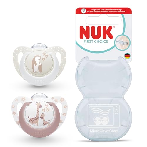 NUK First Choice sucette physiologique en silicone x2 0-6 mois