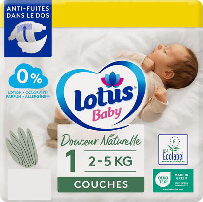 LOTUS BABY Öko Einwegwindeln Gr.1 (2-5kg) x20