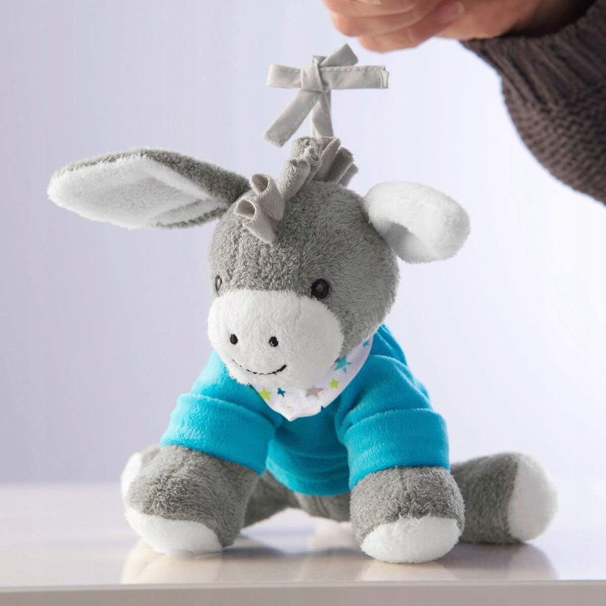 STERNTALER Osiołek Erik PRZYTULANKA pozytywka z głośnikiem Bluetooth 20 cm „O