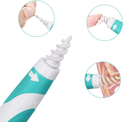 Q GRIPS oorreinigingsapparaat + 14 siliconen opzetstukken