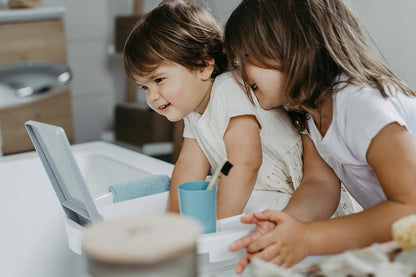 ROTHO Kiddy Lavabo para niños con espejo irrompible y vaso