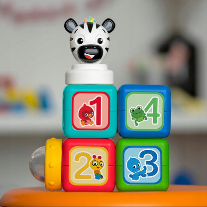 BABY EINSTEIN Connectables Add & Stack magnetische blokken 6 stuks