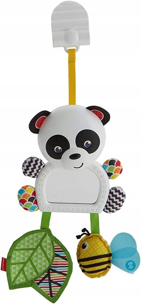 FISHER-PRICE FGH91 hangspeeltje met rammelaar voor kinderwagen, autostoel 37 cm PANDA