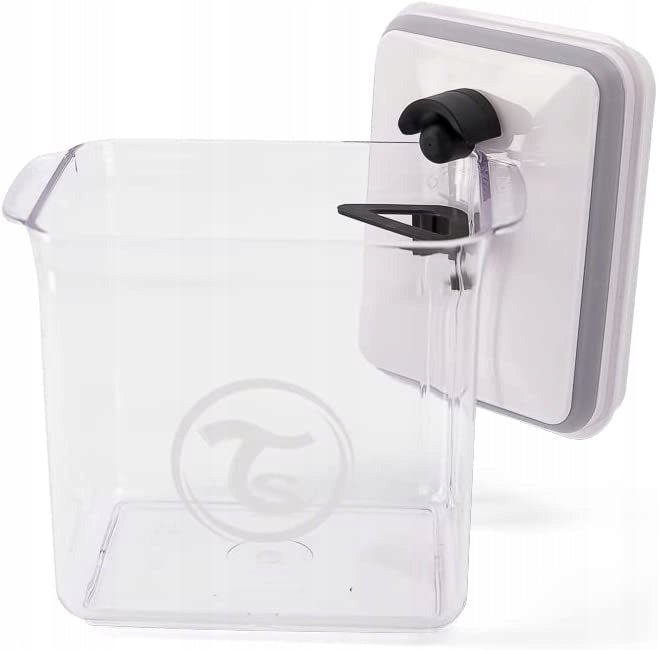 TWISTSHAKE pojemnik na mleko 1700ml hermetyczny, biały pojemnik na mleko modyfikowane BPA free