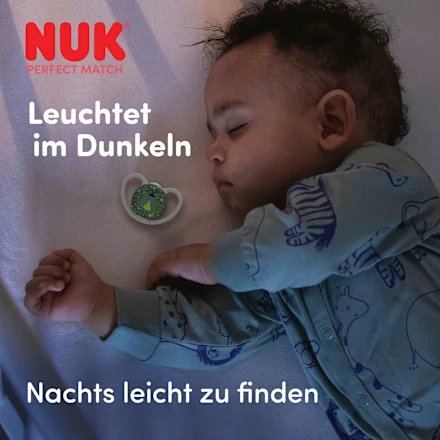 NUK Perfect Match Air Night cumikok 18-36 hónapra oroszlán és szentjánosbogár 2 db