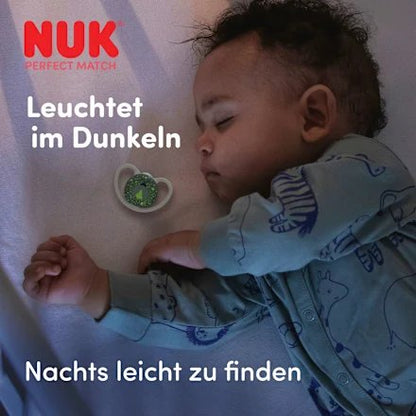 NUK Perfect Match Air Night cumikok 18-36 hónapra oroszlán és szentjánosbogár 2 db
