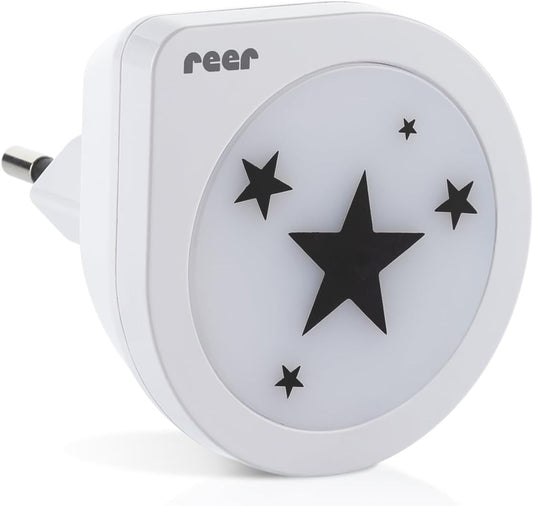 REER NightGuide Star LED-nachtlampje voor in het stopcontact, lichtsensor