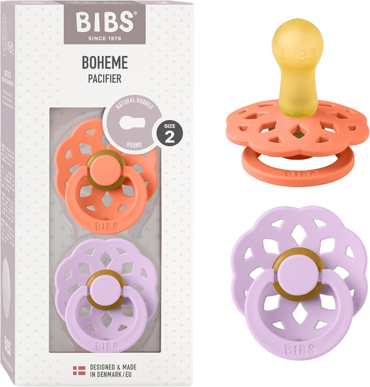 BIBS BOHEME fopspenen 2pak 6msc+
