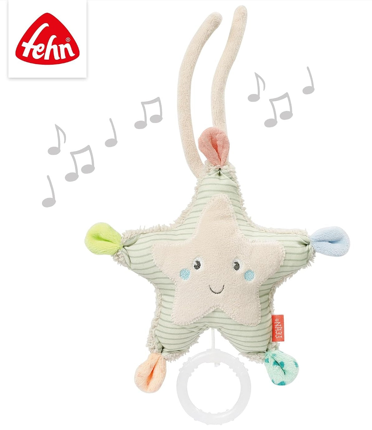 FEHN musical toy pendant with "Do You Know How Many Stars There Are?" STAR 20 cm