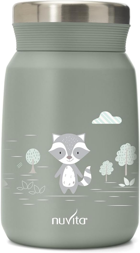 NUVITA 4472 roestvrijstalen lunchthermosfles 500 ml 6 m+