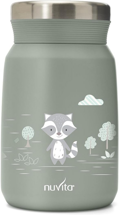 NUVITA 4472 roestvrijstalen lunchthermosfles 500 ml 6 m+