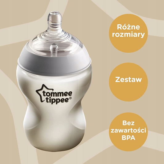 TOMMEE TIPPEE closer to nature 6 x 260 ml bottles with teats