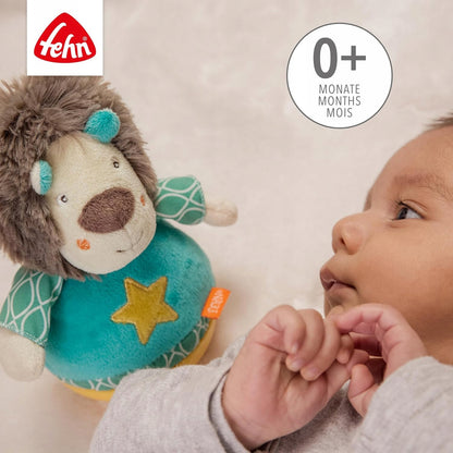 FEHN Funky Friend Stehaufmännchen 18cm Rassel LÖWE