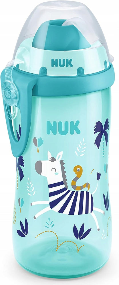 NUK Flexi Cup BOTTIGLIA con cannuccia 300 ml effetto camaleonte