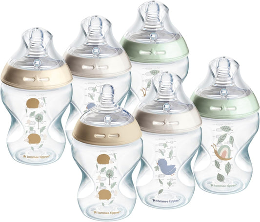 Set TOMMEE TIPPEE cu 6 sticle de 260ml ANTI-COLICĂ
