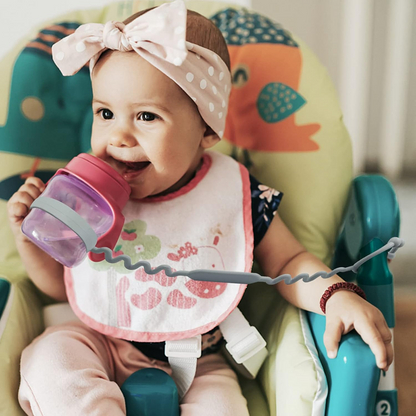 STRAPS FOR BABY siliconen fopspeenkoord voor fles en speelgoed 30 cm