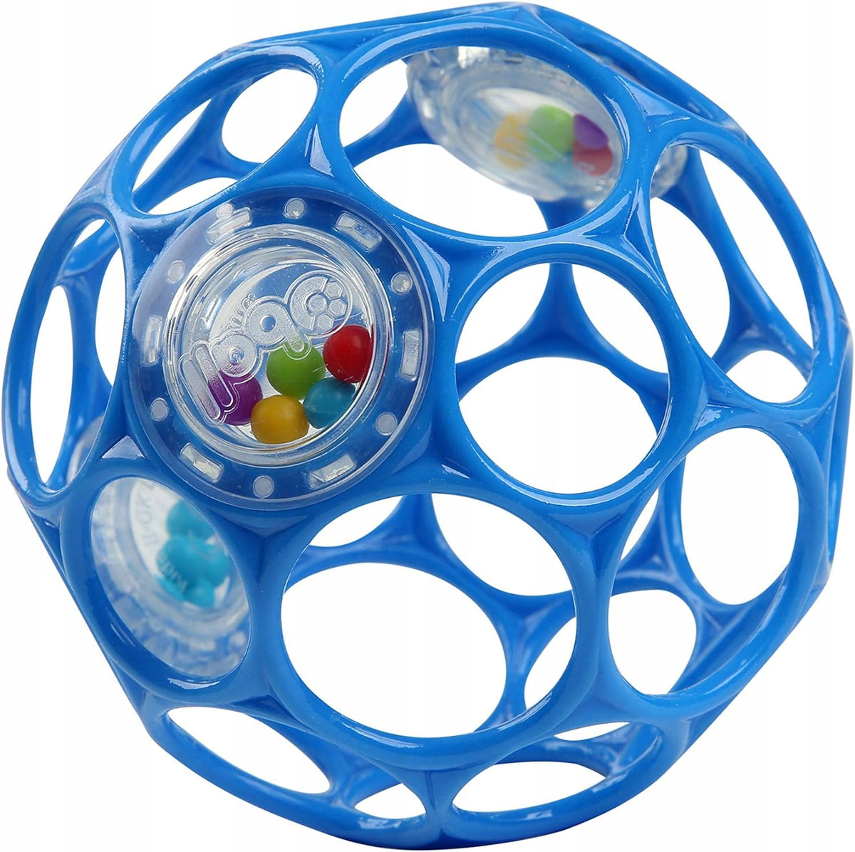 BRIGHT STARTS Oball Rattle silicone grip teether with rattle 10 cm