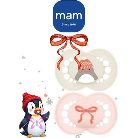 MAM Original pacifiers x2 6-16m winter edition