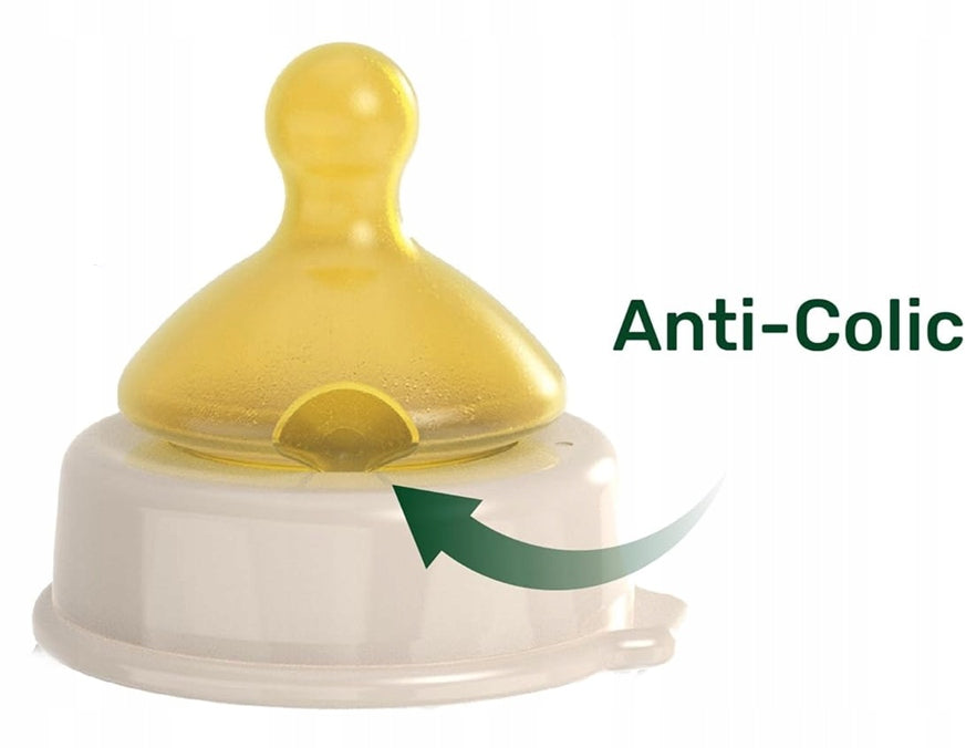 NIP Cherry Green fles met latex speen maat S 150 ml