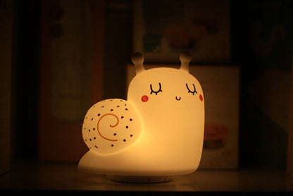 MINILAND Cosy Dreamer siliconen nachtlamp SLIMAK 12,3 x 12,3 cm